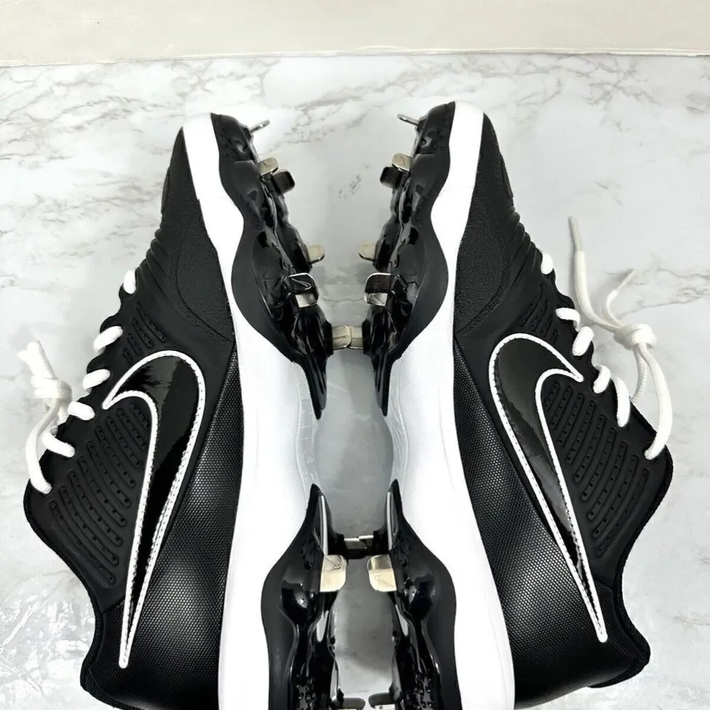 Men's Nike Alpha Huarache‎ 3 Varsity Low Baseball Cleats Black CT0829-003, 7.5